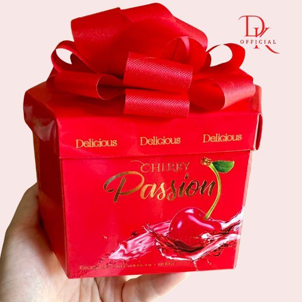Kẹo chocolate delicious hộp giấy lục lăng đỏ Vobro Ba Lan 200g